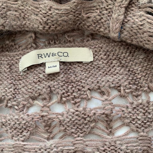 RW&Co knitted cowl sweater - Picture 3 of 6